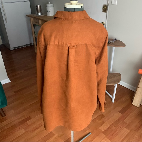 Suede button down - Picture 3 of 4